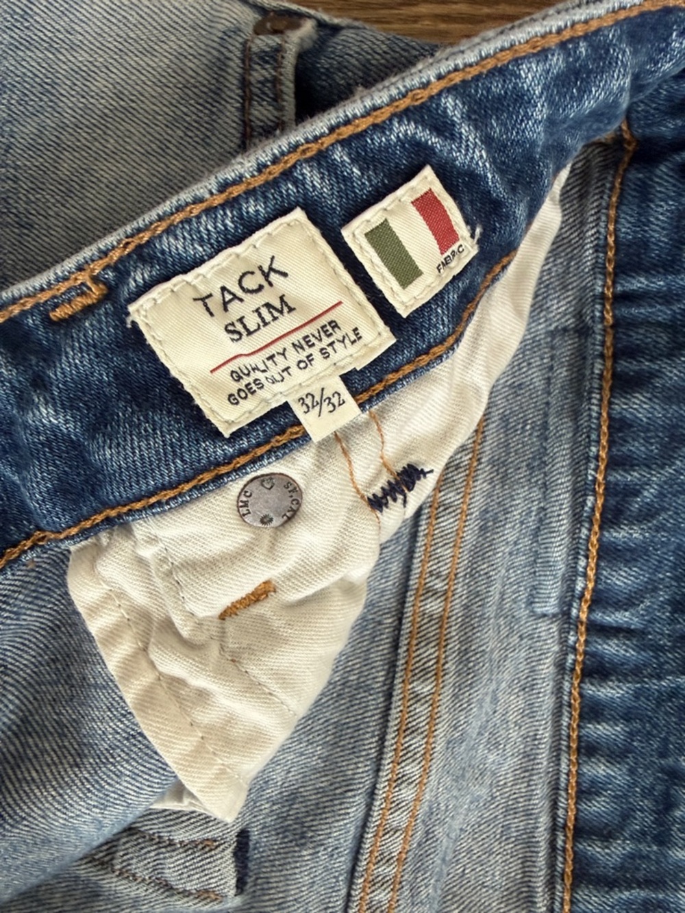Levi's Men's Straight Light Blue Denim Jeans 32/32 - Picture 4 of 8